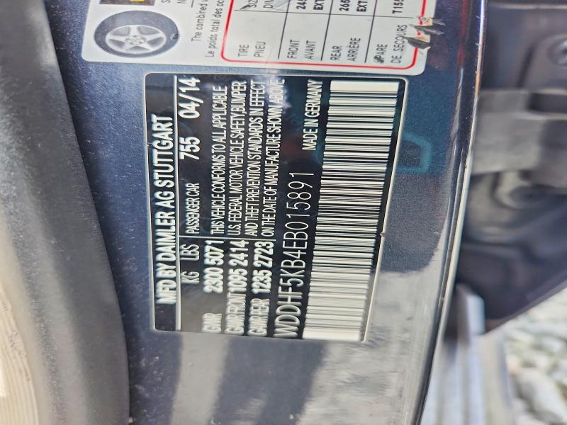 Продаж на аукціоні авто 2014 Mercedes-benz E, vin: WDDHF5KB4EB015891, номер лоту: 48678596