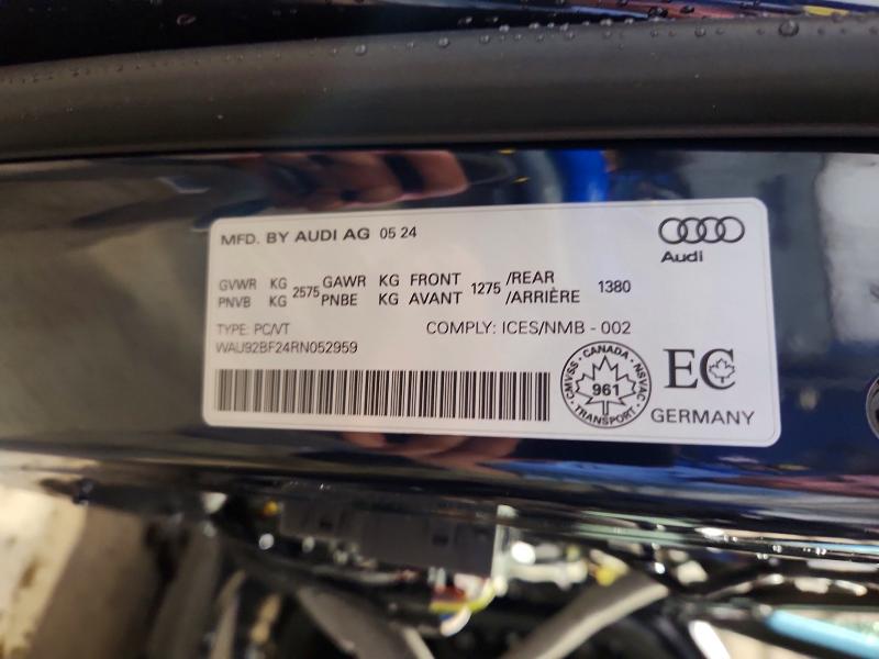 Продажа на аукционе авто 2024 Audi A6 Allroad, vin: WAU92BF24RN052959, номер лота: 48302386