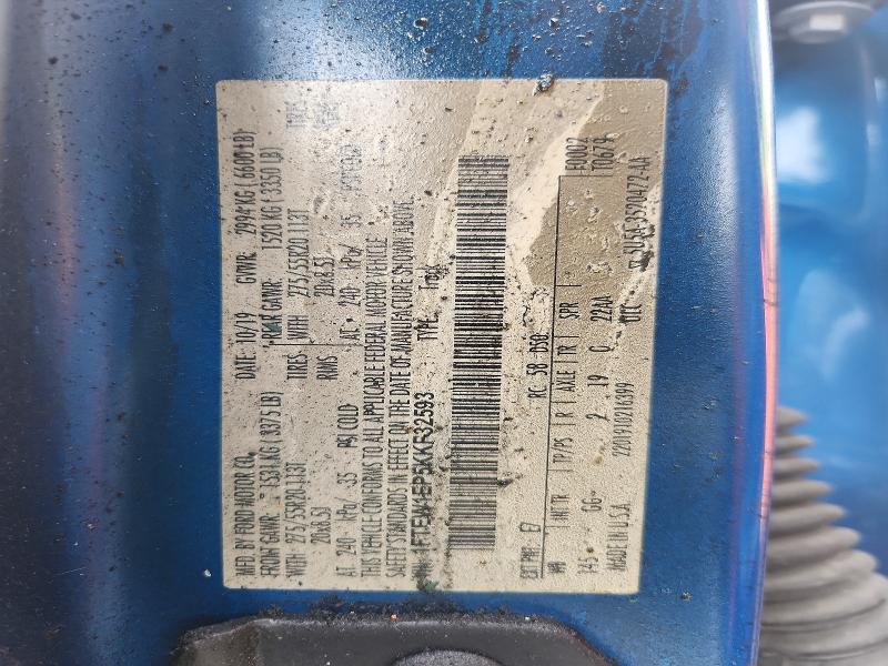 Продаж на аукціоні авто 2019 Ford F150, vin: 1FTEW1EP5KKF32593, номер лоту: 51262086