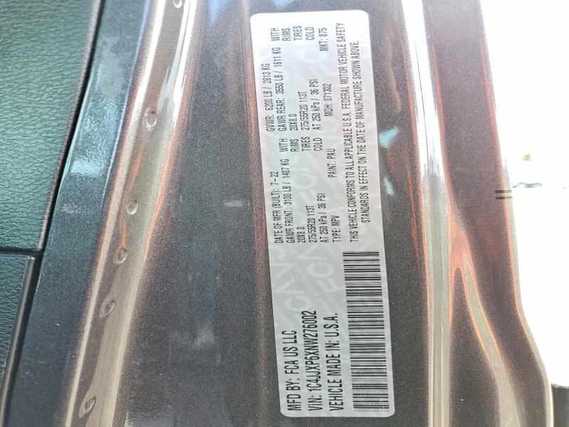 2022 Jeep Wrangler Unlimited მანქანა იყიდება აუქციონზე, vin: 1C4JJXP6XNW276002, აუქციონის ნომერი: 48702316