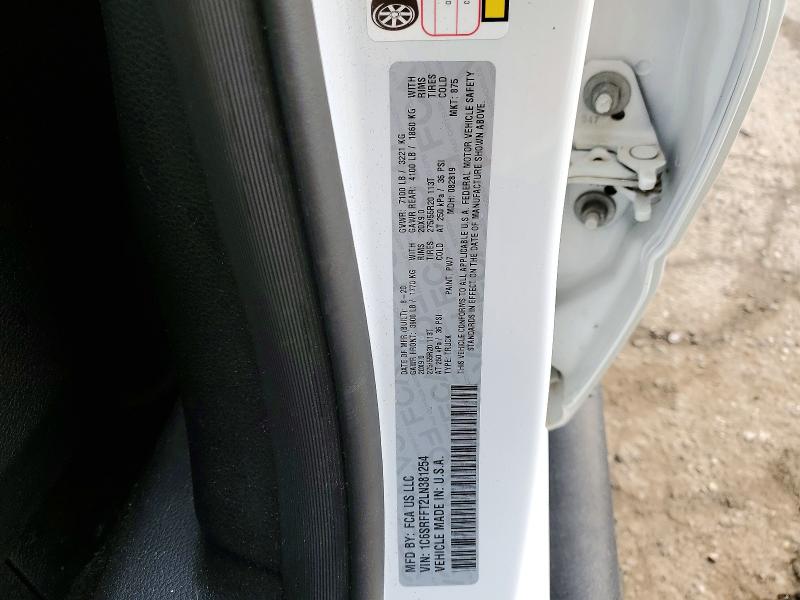 2020 Ram 1500 მანქანა იყიდება აუქციონზე, vin: 1C6SRFFT2LN381254, აუქციონის ნომერი: 48787806