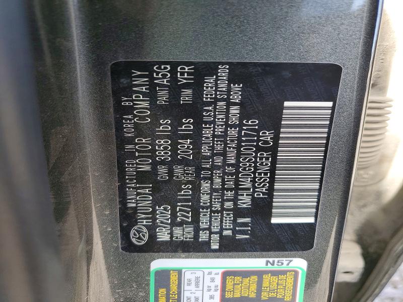 2025 Hyundai Elantra მანქანა იყიდება აუქციონზე, vin: KMHLM4DG9SU011716, აუქციონის ნომერი: 48814196