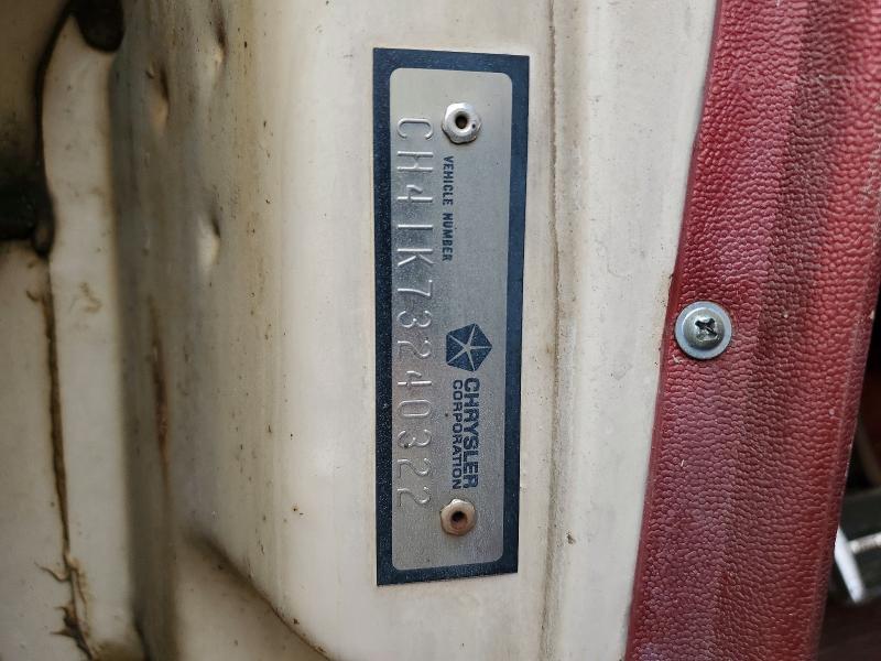 Продажа на аукционе авто 1967 Chrysler Imperial, vin: CH41K73240322, номер лота: 50074056