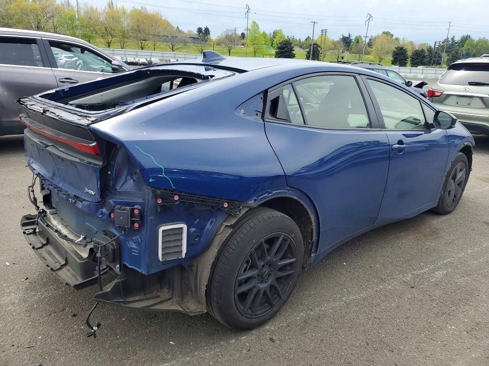 2023 Toyota Prius მანქანა იყიდება აუქციონზე, vin: JTDACAAU1P3002707, აუქციონის ნომერი: 50349156