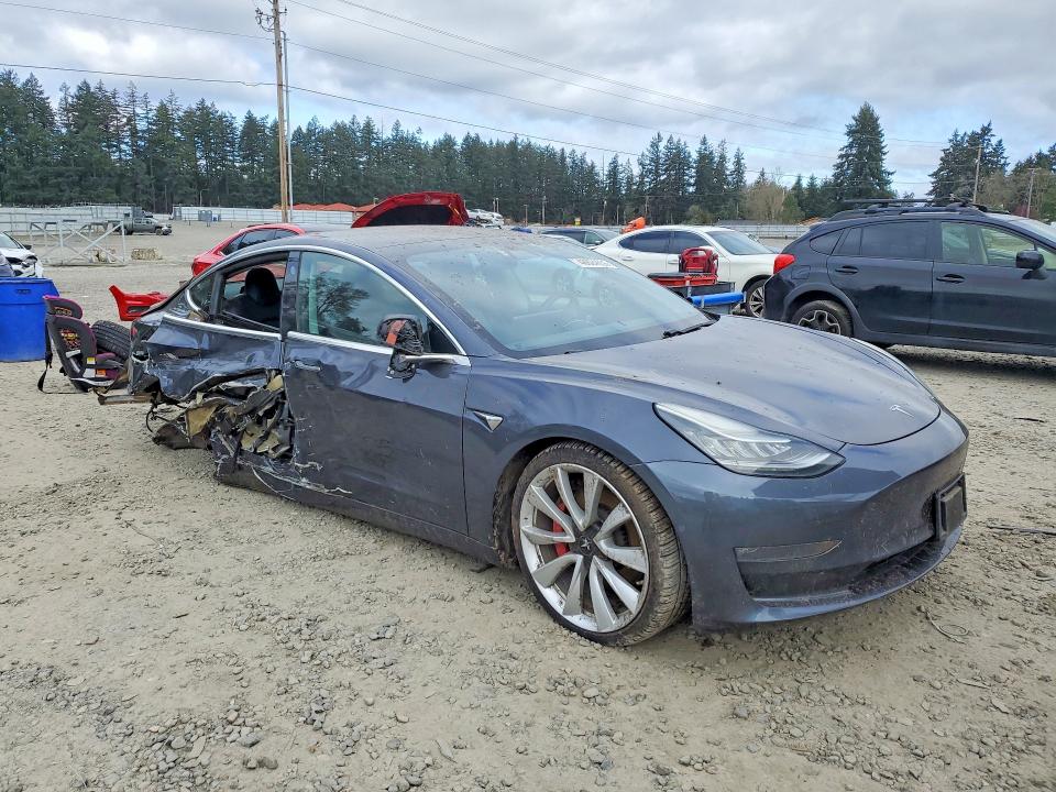 2019 Tesla Model 3 მანქანა იყიდება აუქციონზე, vin: 5YJ3E1EB8KF438428, აუქციონის ნომერი: 48824656