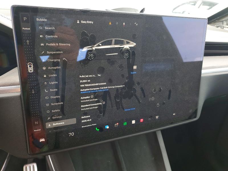 Продажа на аукционе авто 2024 Tesla Model X, vin: 7SAXCAE54RF439090, номер лота: 49773966