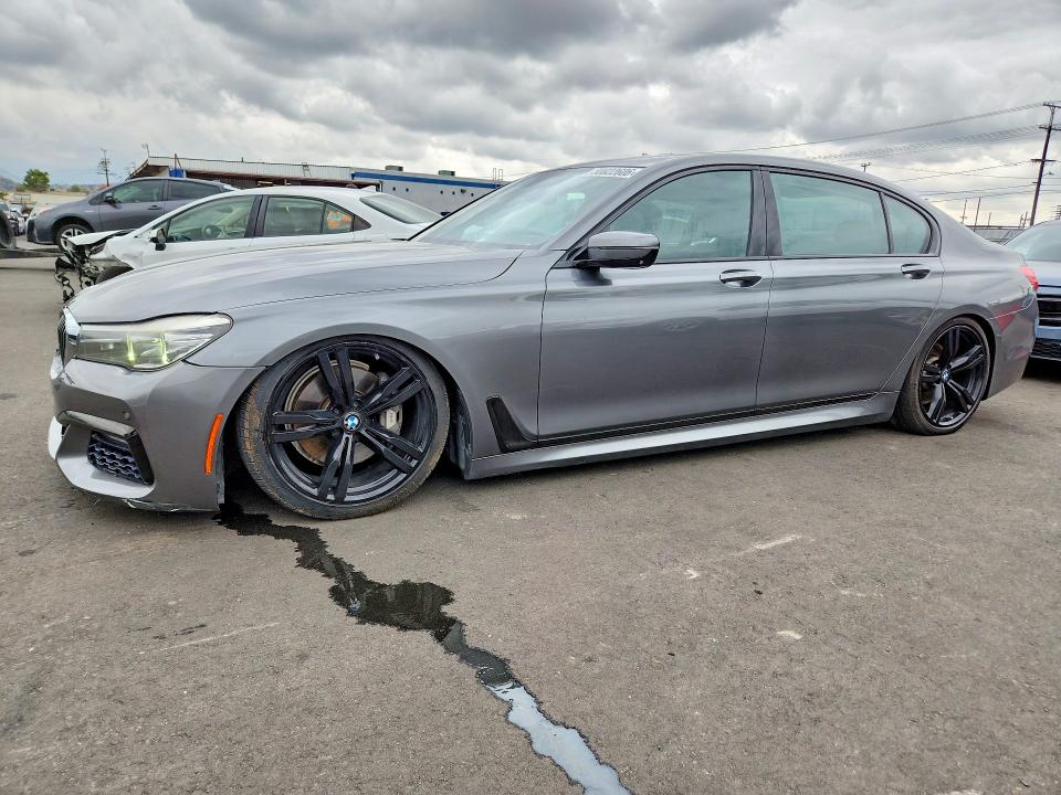 2016 Bmw 740 მანქანა იყიდება აუქციონზე, vin: WBA7E2C57GG547607, აუქციონის ნომერი: 50822606