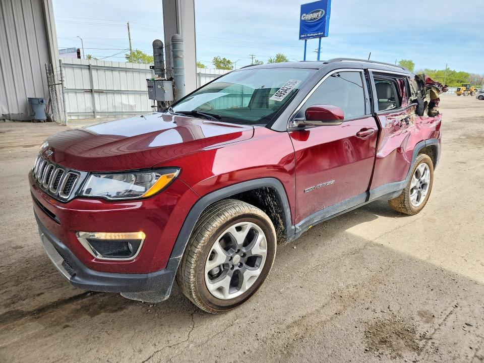 49542756 :رقم المزاد ، 3C4NJDCB8LT244848 vin ، 2020 Jeep Compass مزاد بيع