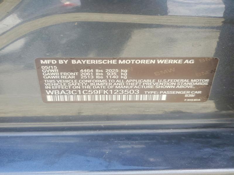Aukcja sprzedaży 2015 Bmw 328, vin: WBA3C1C59FK123503, numer aukcji: 51122926