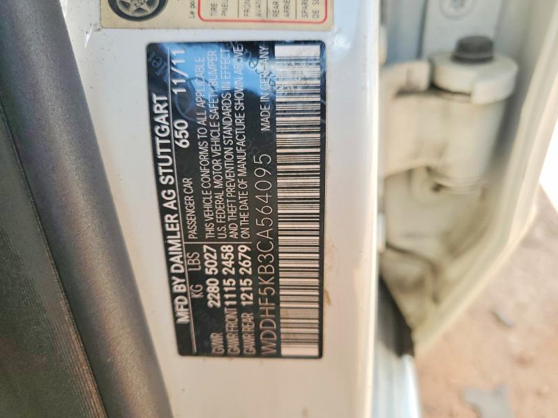 Продажа на аукционе авто 2012 Mercedes-benz E, vin: WDDHF5KB3CA564095, номер лота: 48597236