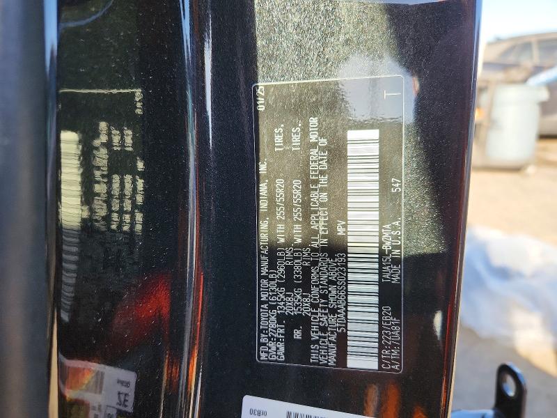 45740306 :رقم المزاد ، 5TDAAAB66SS023193 vin ، 2025 Lexus Tx 350 مزاد بيع