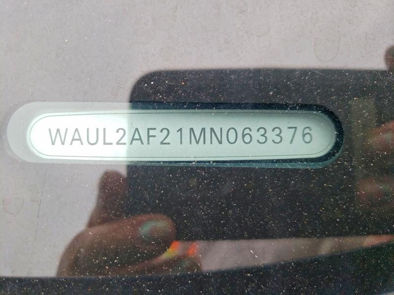 Aukcja sprzedaży 2021 Audi A6, vin: WAUL2AF21MN063376, numer aukcji: 51513596