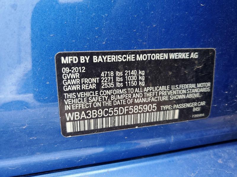 Продаж на аукціоні авто 2013 Bmw 335, vin: WBA3B9C55DF585905, номер лоту: 52008696