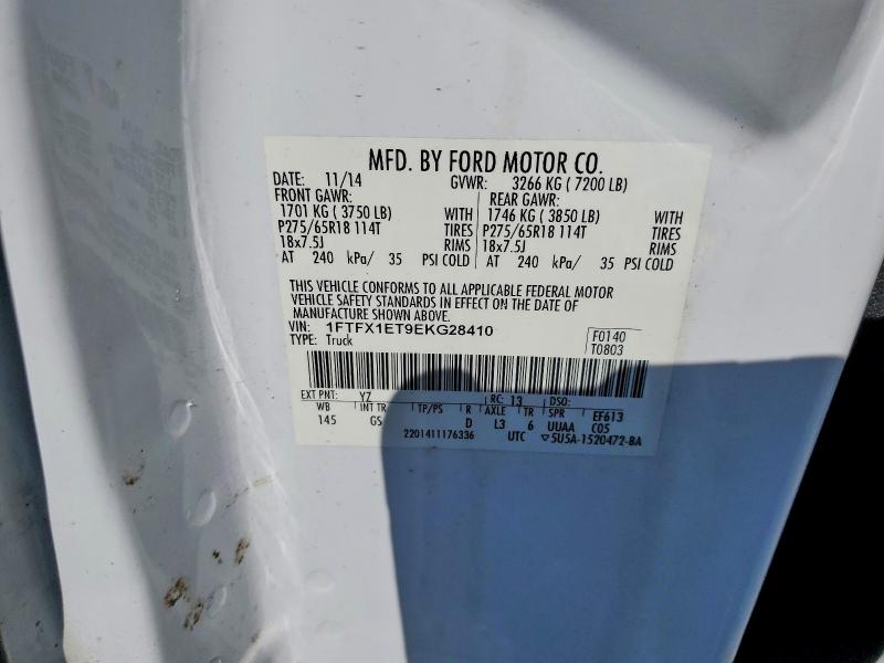 2014 Ford F150 მანქანა იყიდება აუქციონზე, vin: 1FTFX1ET9EKG28410, აუქციონის ნომერი: 49156996