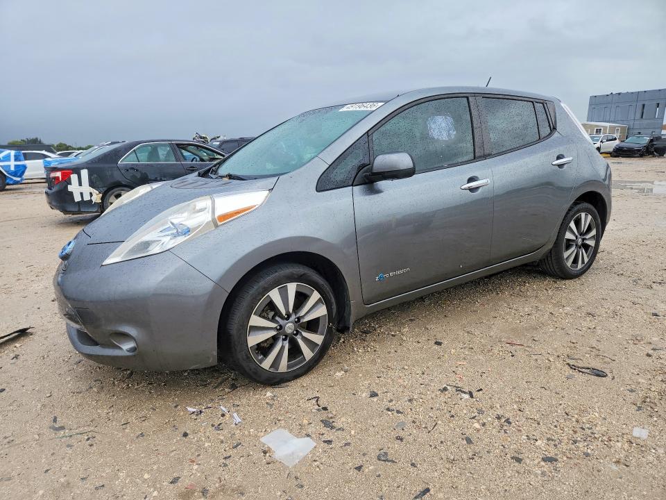 49196436 :رقم المزاد ، 1N4AZ0CP9FC320109 vin ، 2015 Nissan Leaf مزاد بيع