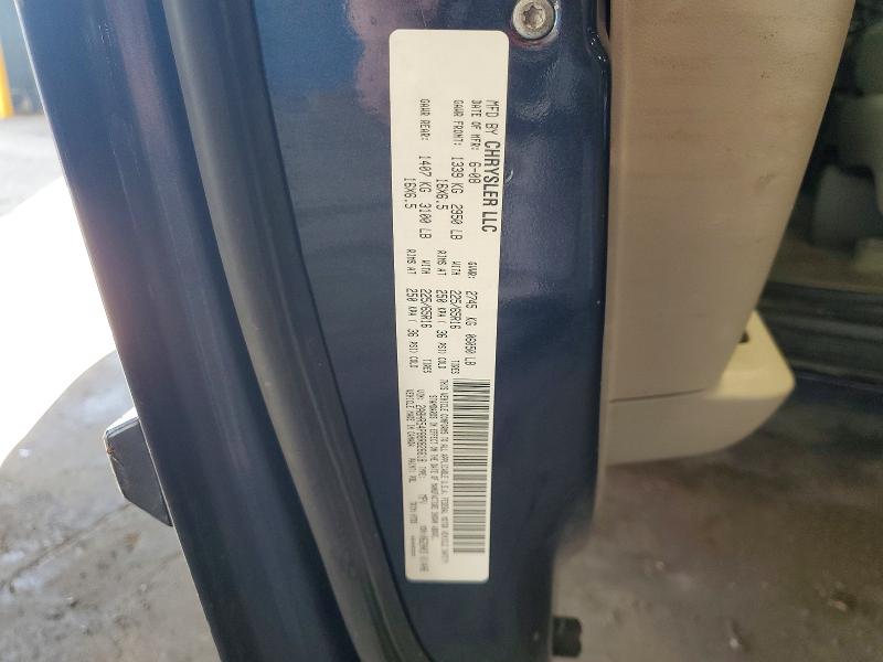 Продаж на аукціоні авто 2008 Chrysler Town & Country, vin: 2A8HR54P88R826618, номер лоту: 48158786