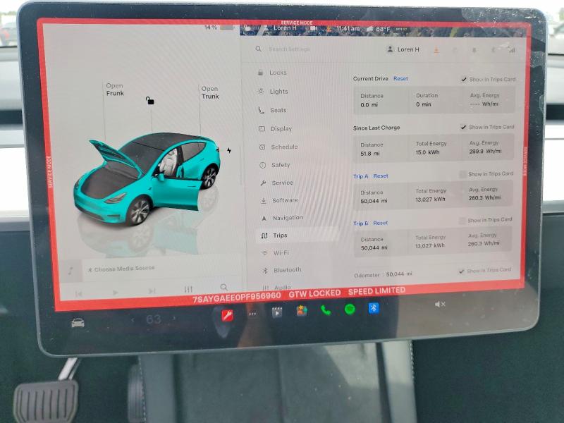 Aukcja sprzedaży 2023 Tesla Model Y, vin: 7SAYGAEE0PF956960, numer aukcji: 48464566