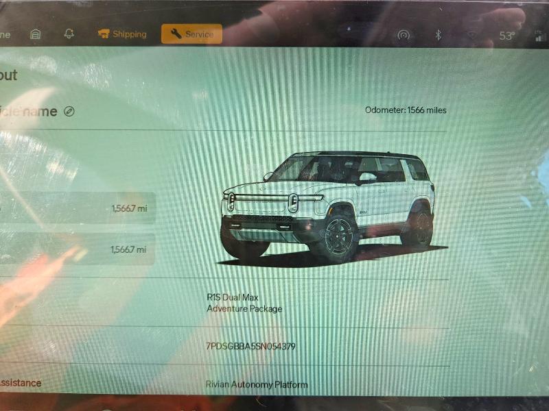 Продажа на аукционе авто 2025 Rivian R1s, vin: 7PDSGBBA5SN054379, номер лота: 48989496