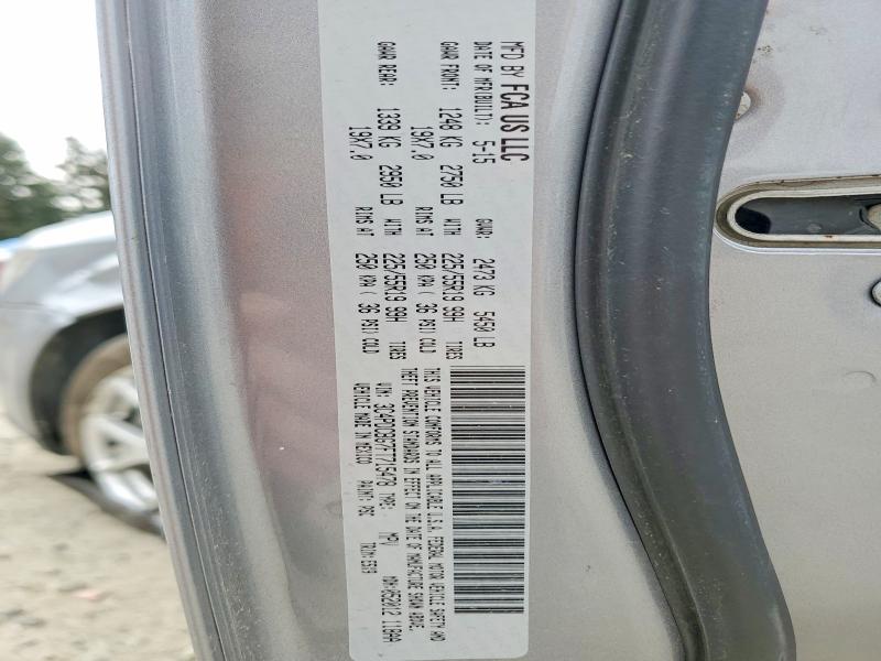 2015 Dodge Journey მანქანა იყიდება აუქციონზე, vin: 3C4PDCBG7FT715478, აუქციონის ნომერი: 50754156