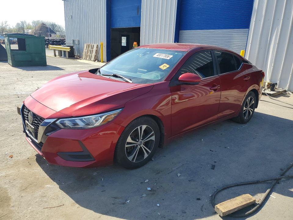 2020 Nissan Sentra მანქანა იყიდება აუქციონზე, vin: 3N1AB8CV2LY220581, აუქციონის ნომერი: 48817806