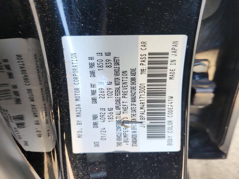 Продаж на аукціоні авто 2024 Mazda 3, vin: JM1BPALM4R1713001, номер лоту: 48491486