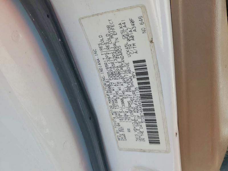 Aukcja sprzedaży 2004 Toyota Sequoia, vin: 5TDBT48A94S221135, numer aukcji: 50532486