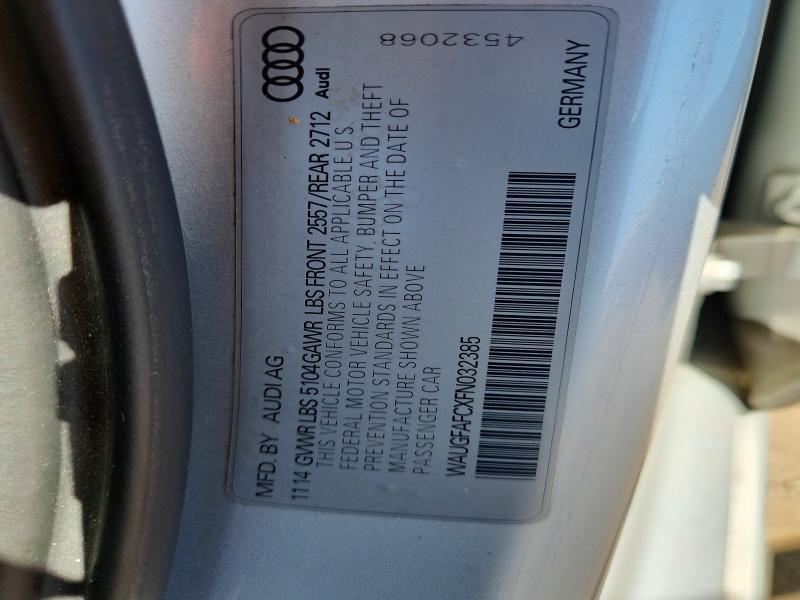 2015 Audi A6 მანქანა იყიდება აუქციონზე, vin: WAUGFAFCXFN032385, აუქციონის ნომერი: 48907846
