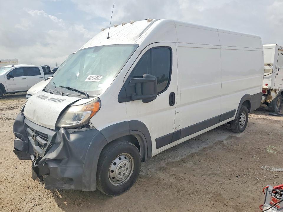 2018 Ram Promaster 3500 მანქანა იყიდება აუქციონზე, vin: 3C6URVJG0JE106724, აუქციონის ნომერი: 48891686