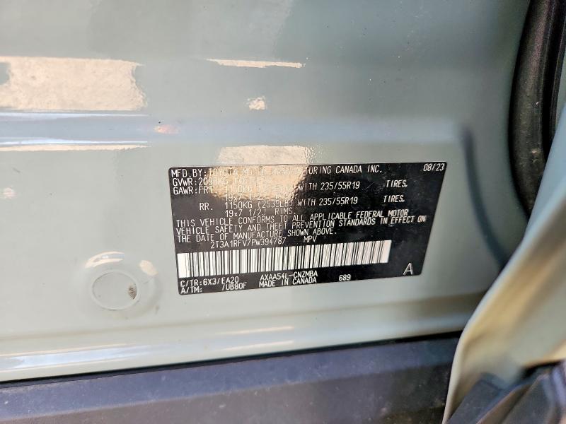 Aukcja sprzedaży 2023 Toyota Rav4, vin: 2T3A1RFV7PW394787, numer aukcji: 48783876