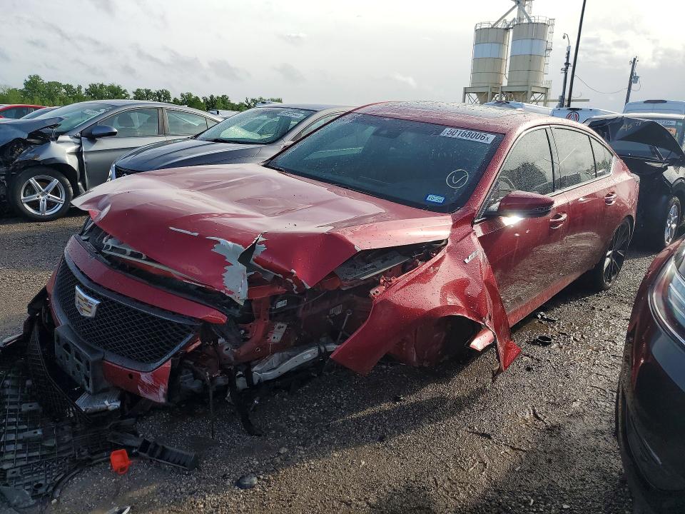 2022 Cadillac Ct5-v მანქანა იყიდება აუქციონზე, vin: 1G6DR5RW9N0118568, აუქციონის ნომერი: 50168006