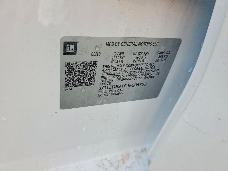 2018 Chevrolet Malibu მანქანა იყიდება აუქციონზე, vin: 1G1ZD5ST6JF285732, აუქციონის ნომერი: 52062816