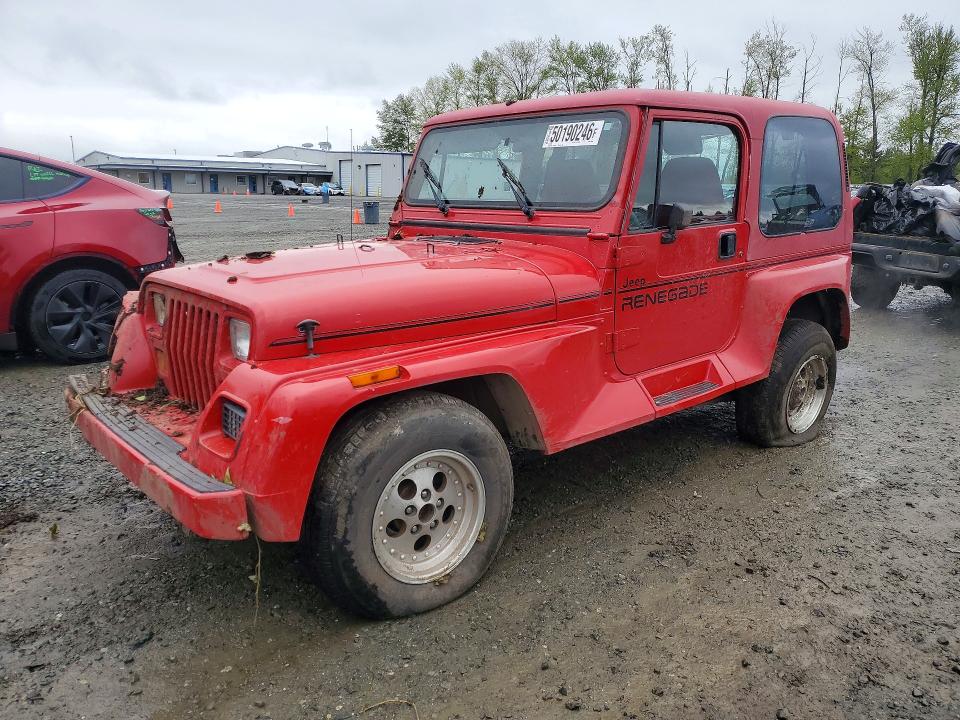 50190246 :رقم المزاد ، 2J4FY69S7NJ526934 vin ، 1992 Jeep Wrangler / Yj مزاد بيع