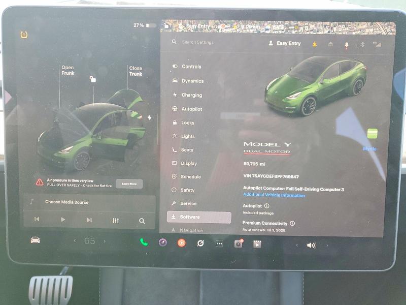Aukcja sprzedaży 2023 Tesla Model Y, vin: 7SAYGDEF8PF769847, numer aukcji: 50347266