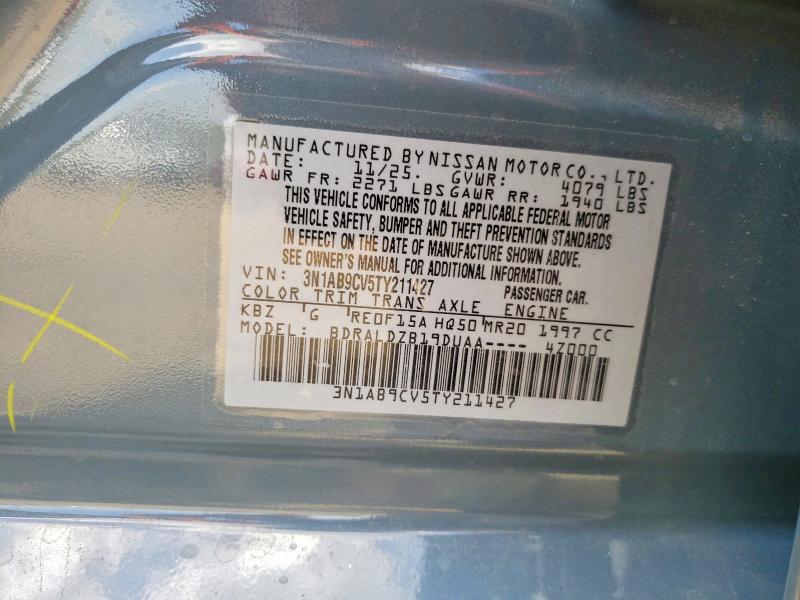 Продаж на аукціоні авто 2026 Nissan Sentra, vin: 3N1AB9CV5TY211427, номер лоту: 48100956