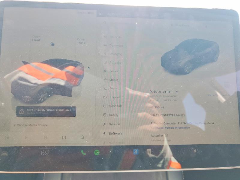 Aukcja sprzedaży 2024 Tesla Model Y, vin: 7SAYGDEE7RA244172, numer aukcji: 50456156