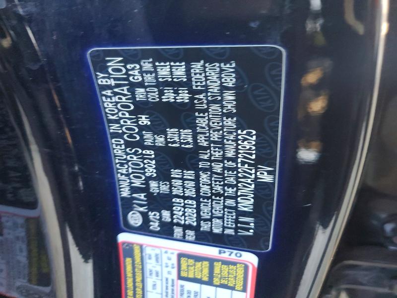 Aukcja sprzedaży 2015 Kia Soul, vin: KNDJN2A22F7219625, numer aukcji: 51878656