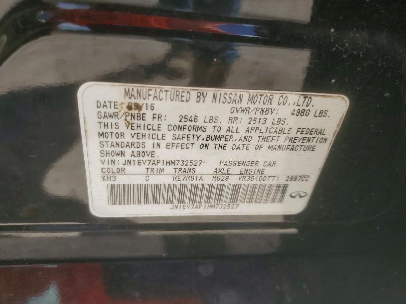 Aukcja sprzedaży 2017 Infiniti Q50, vin: JN1EV7AP1HM732527, numer aukcji: 48965146