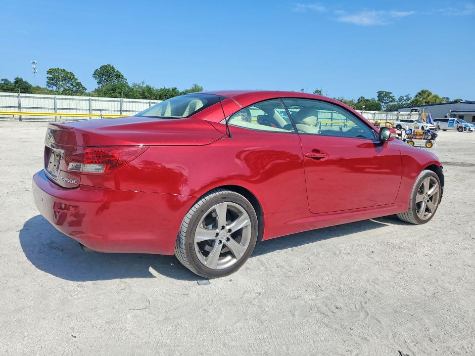 51698896 :رقم المزاد ، JTHFF2C20C2521826 vin ، 2012 Lexus Is مزاد بيع