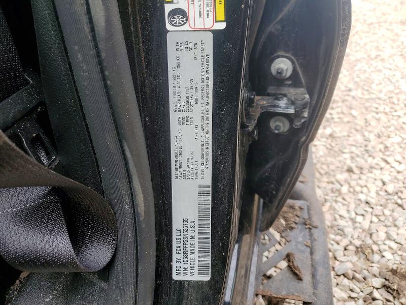 2025 Ram 1500 მანქანა იყიდება აუქციონზე, vin: 1C6SRFFP5SN625755, აუქციონის ნომერი: 50822366