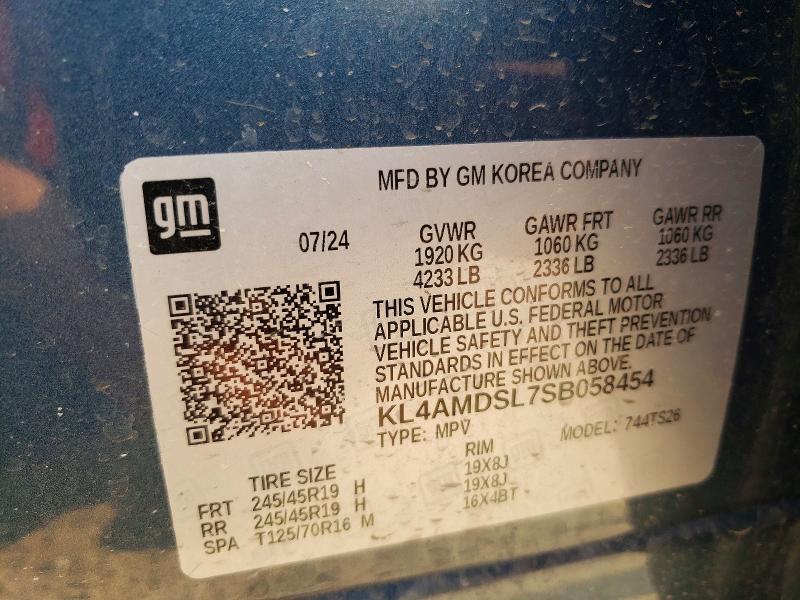 49603726 :رقم المزاد ، KL4AMDSL7SB058454 vin ، 2025 Buick Encore Gx مزاد بيع