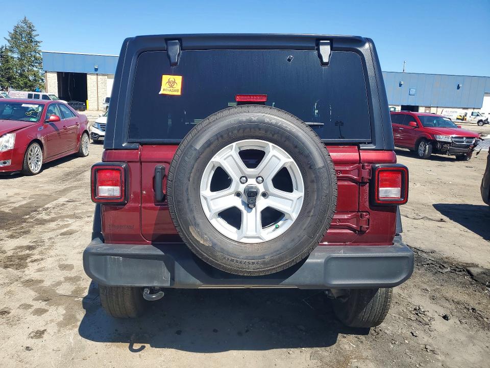 50394306 :رقم المزاد ، 1C4GJXAN8MW753311 vin ، 2021 Jeep Wrangler مزاد بيع