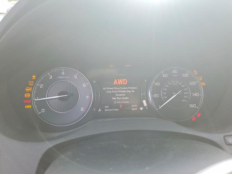 48862786 :رقم المزاد ، 5J8TC2H50LL009916 vin ، 2020 Acura Rdx مزاد بيع