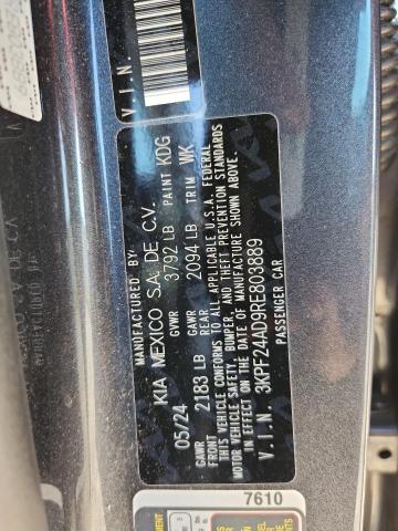 Продажа на аукционе авто 2024 Kia Forte, vin: 3KPF24AD9RE803889, номер лота: 49009456