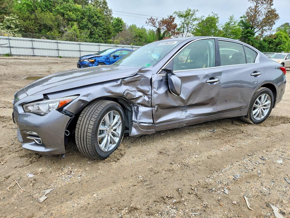 2015 Infiniti Q50 მანქანა იყიდება აუქციონზე, vin: JN1BV7AR6FM392437, აუქციონის ნომერი: 51706346