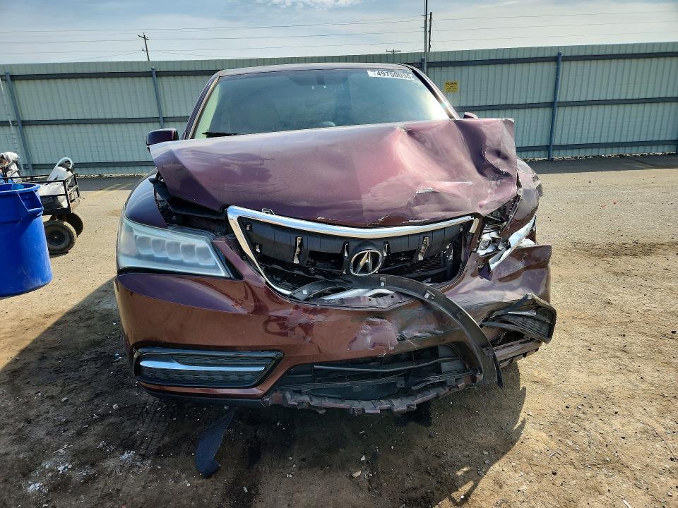 2014 Acura Mdx მანქანა იყიდება აუქციონზე, vin: 5FRYD3H29EB015117, აუქციონის ნომერი: 49750096