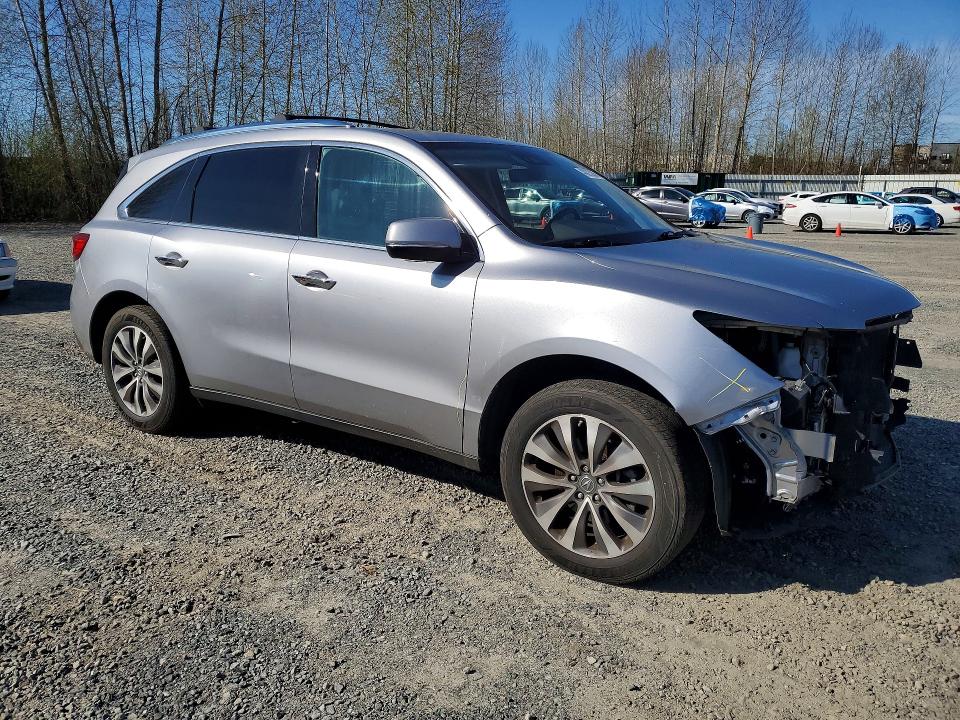 48875206 :رقم المزاد ، 5FRYD4H48GB012557 vin ، 2016 Acura Mdx مزاد بيع