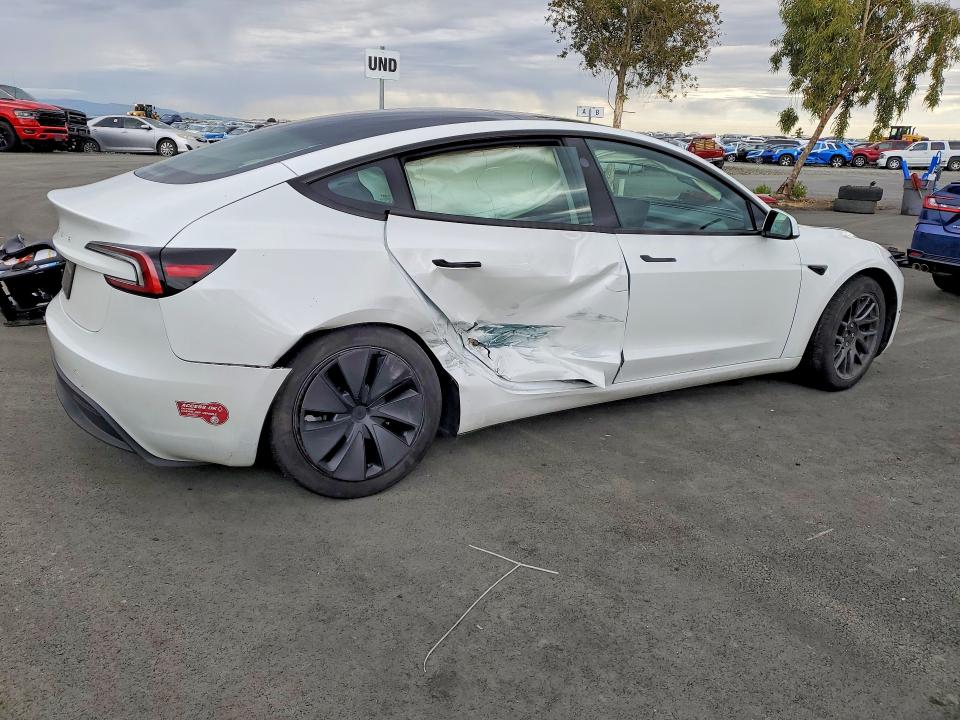 2024 Tesla Model 3 მანქანა იყიდება აუქციონზე, vin: 5YJ3E1EA5RF731799, აუქციონის ნომერი: 50466296