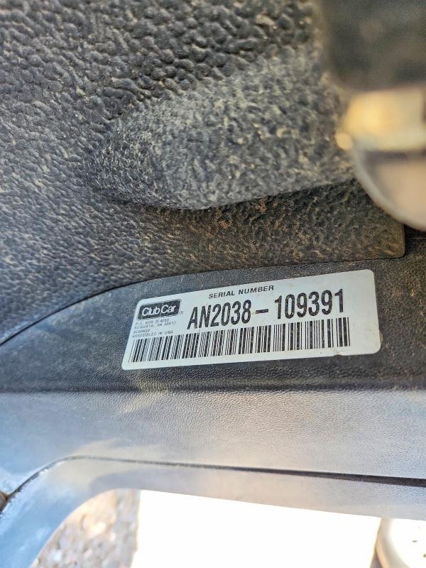 Aukcja sprzedaży 2020 Club Car Tempo Lithium, vin: AN2038109391, numer aukcji: 49710196