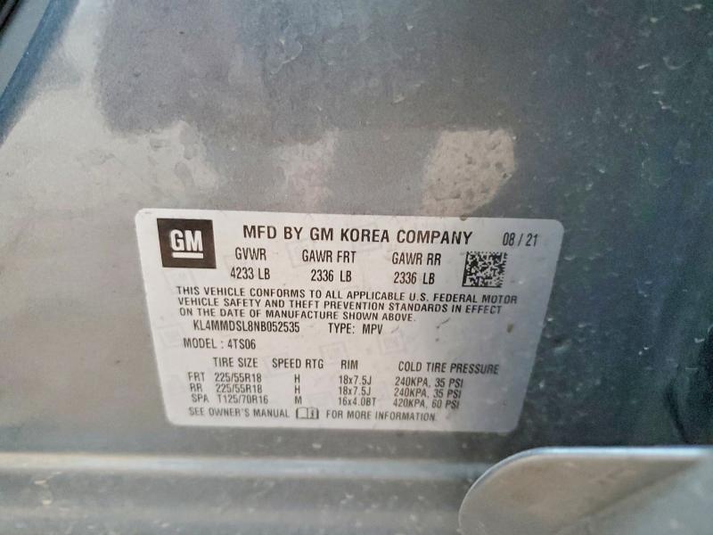 Auction sale of the 2022 Buick Encore Gx, vin: KL4MMDSL8NB052535, lot number: 48442636