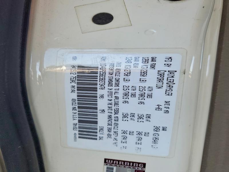 51983636 :رقم المزاد ، 1D4GP25B23B273470 vin ، 2003 Dodge Caravan مزاد بيع